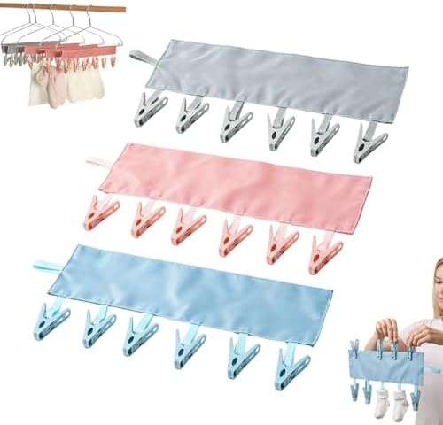 3 Pack Portable Folding Travel Hanger by muxou