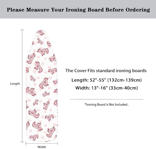 Flashideas Cute Axolotl Ironing Board Cover Ventilate Resist Scorching Cover - Image 6