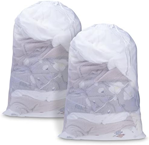 Meowoo 2Pcs Large Mesh Laundry Bag by MeowooOfficial