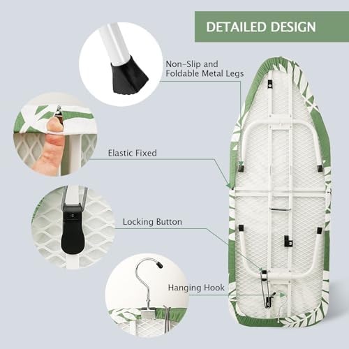 SheeChung Small Ironing Board 12"x32", Mini Iron Board - Image 3