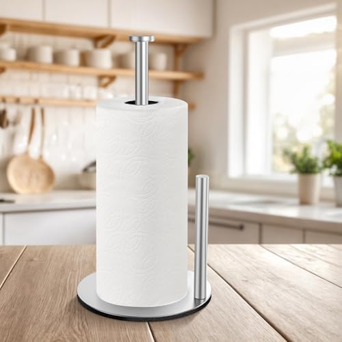 Silver Paper Towel Holder, Stainless Steel, - Image 7