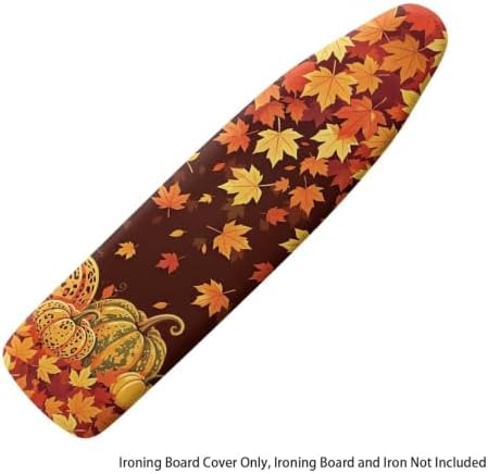 Flashideas Orange Thanksgiving Maple Leaves Ironing Board Cover and Pad 15x54 - Image 6