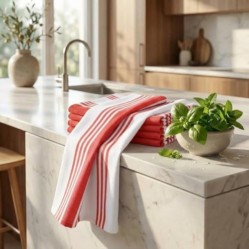 Urban Villa Kitchen Towels Cotton Dish Towels 20”x30” Chillired - Image 6