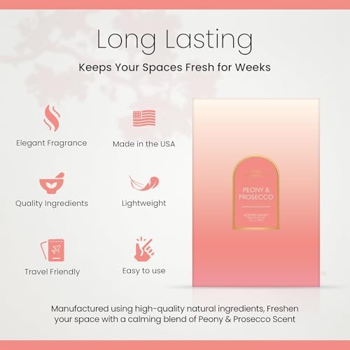 Brooklyn Fragrance Co. Arches Sachet Bags – Ombre Peony and Prosecco Scented - Image 3
