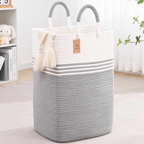 Laundry Basket Hamper, Blanket Storage, Dirty Clothes Hamper by Degeyoyo