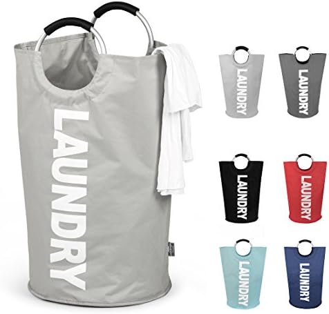 DOKEHOM 125L X-Large Laundry Basket Bag, Collapsible Tall Hamper by DOKEHOM