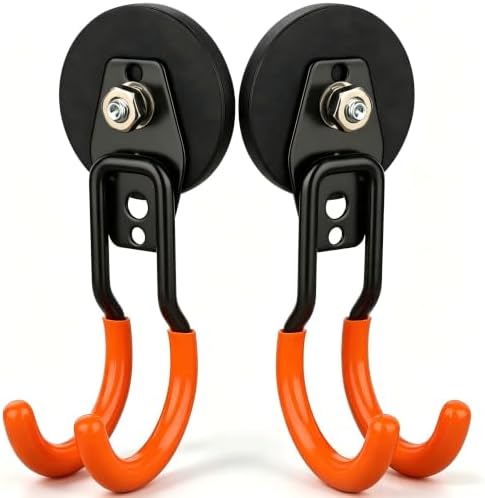 MUTUACTOR Updated Strong Magnet Hooks, 20lbs Anti-Scratch Heavy Duty Magnetic by MUTUACTOR
