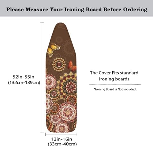 Boho Mandala Flower Print Ironing Protector - Image 5