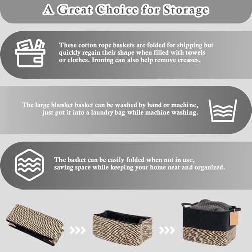 Goodpick Woven Storage Basket for Shelves - Image 7