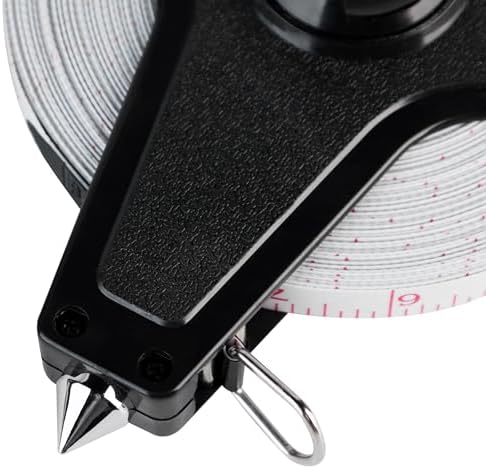 Champion Sports Open Reel Measuring Tapes – Durable Hand Crank - Image 3