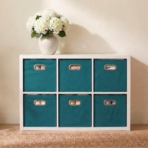 Household Essentials Fabric Storage Bins in Strong Poly‑Woven Fabric, Sturdy - Image 4