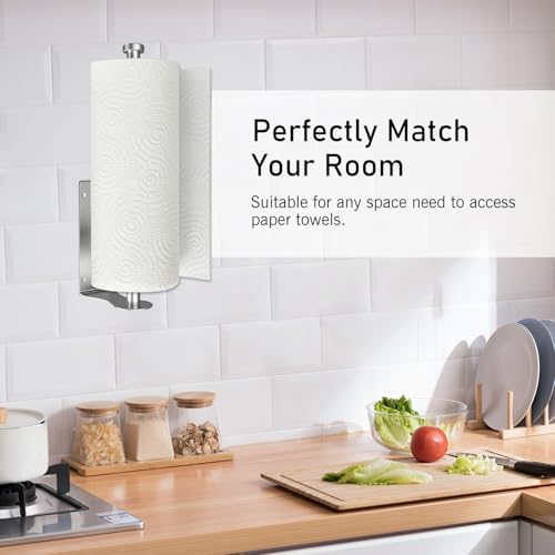 SetSail Paper Towel Holder, Paper Towel Holder Under Cabinet - Image 4
