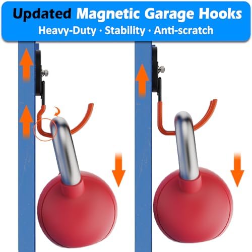 MUTUACTOR Updated Magnetic Hook Heavy Duty, 40lbs 2-Pack Super Strong Magnet - Image 2