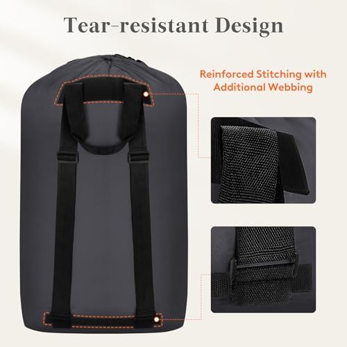 Lifewit Laundry Bag Backpack Travel - Image 3