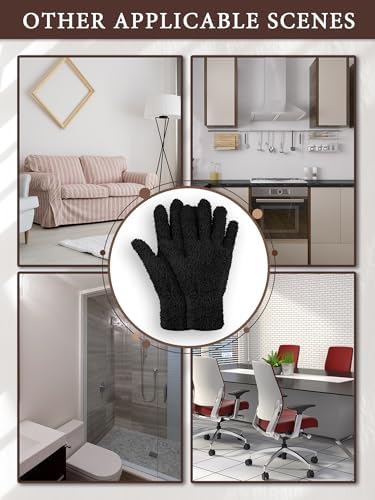 Patelai 3 Pairs Microfiber Dusting Gloves - Image 7