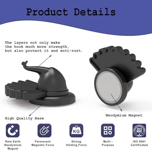 Magnetic Hooks Heavy Duty 140lbs - Image 4