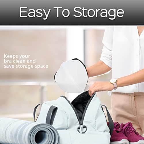 Shappy 6 Pcs Bra Washing Bag for Laundry Storage Women 7.87 Inch Black - Image 6