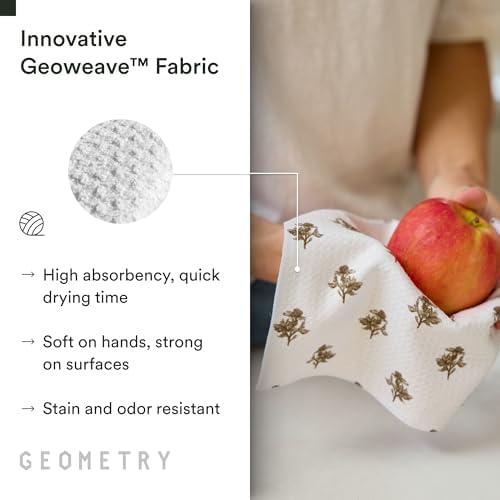 GEOMETRY Dishcloth – Evergreen Collection – Quick-Dry, Ultra-Absorbent - Image 4
