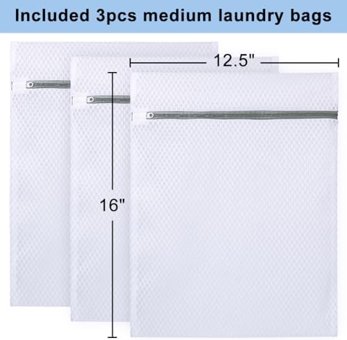 Vivifying 3Pcs Mesh Laundry Bags - Image 4