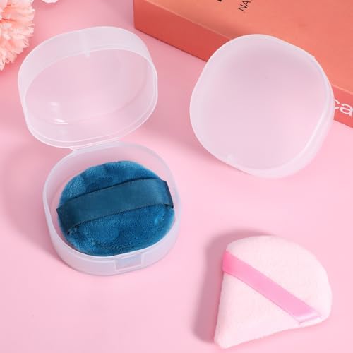 3 Pcs Cosmetic Cotton Pad Holder, Portable Plastic Mini Containers - Image 6