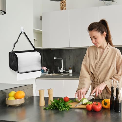 Kitchen Paper Towel Holder, Hanging Paper Towel Dispenser - Image 7