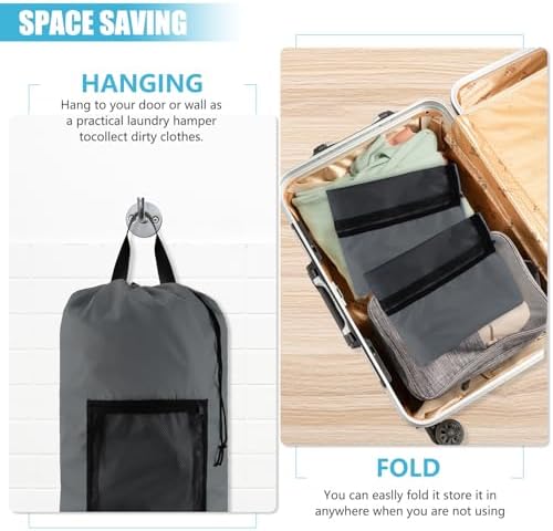 Olosar Laundry Bag Backpack, Dirty Clothes Travel Bag - Image 5