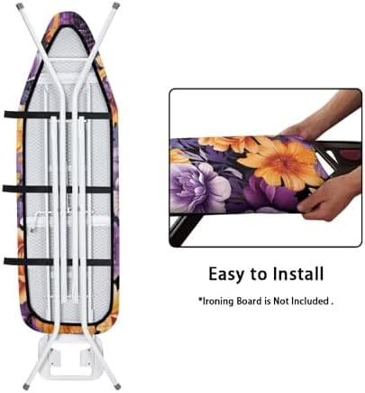 Ironing Board Cover Heavy Duty Ironing Board Pad Covers Vintage Flower Iron Pad - Image 4