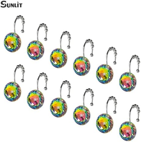 Sunlit Luxury Design Glitter Round Colorful Diamond Crystal Gem Bling - Image 3