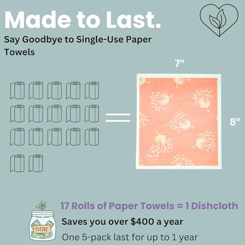 Harps&Seb Swedish Dishcloths for Kitchen Dish Towels - Image 5