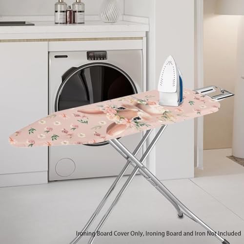 Easter Bunny and Flower Ironing Board Cover Replacement Iron Board Cover Easter - Image 2