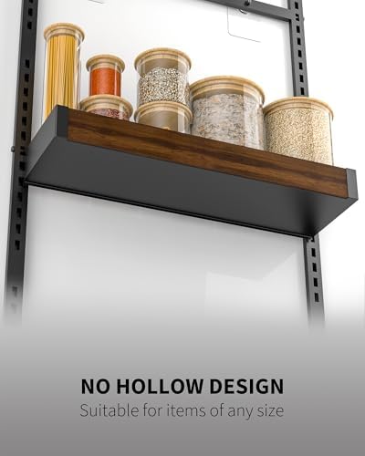 Moforoco Wood 9-Tier Over The Door Pantry Organizer, Wooden Pantry Organization - Image 5