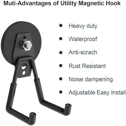 Super Strong Magnetic Hooks Heavy Duty, Magnetic Utility Hooks - Image 6