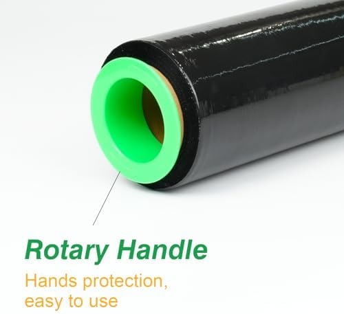 3 Pack Industrial Strength Black Stretch Wrap Film 12" x 1000 Ft 80 Gauge Thick - Image 7