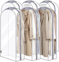 BALEINE 6PK Clear Garment Bags for Hanging Clothes by BALEINE