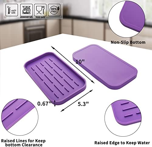 MicoYang Silicone Kitchen Sink Organizer Tray - Image 2