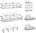 Nieifi Shower Caddy Adhesive, Shower Shelves, Shampoo Holder by Nieifi