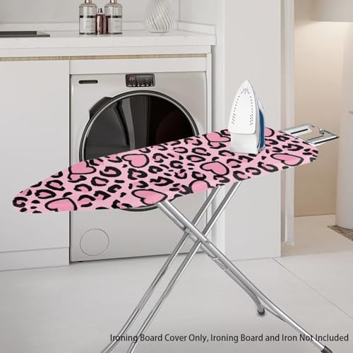 Leopard Print Ironing Board Covers Dustproof Ironing Board Cover and Pad Stain - Image 2