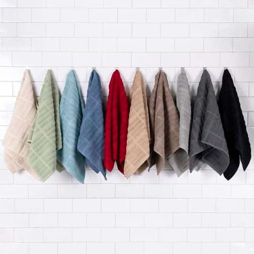 All-Clad Solid & Coordinate Kitchen Towels: Highly Absorbent, Super Soft Long - Image 7
