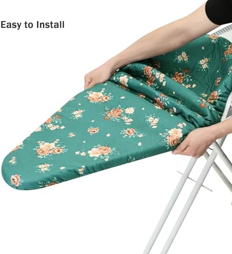 Ironing Board Cover and Pad Standard Size 15" x 54", 3 Pairs of Hook and Loop - Image 5