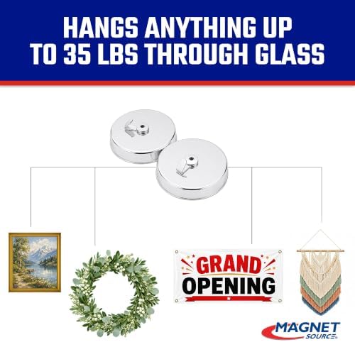 Master Magnetics Magnetic Window Décor Hooks - Image 6