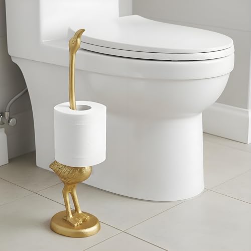 Flamingos Paper Towel Holder Cast Iron Paper Towel Holder Funny Toilet Paper - Image 4