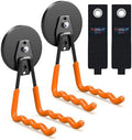 3-H Heavy Duty Magnetic Hooks, Large Magnet Hooks 3.5 inch Base, 2 Pack by 3-H