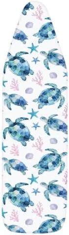 Sea Turtle Design Ironing Board Covers Easy to Install Stain Resistant Hook and - Image 7
