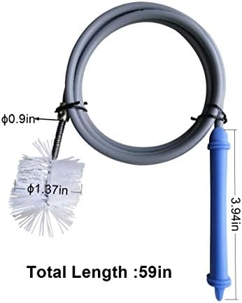 59 Inch Drain Cleaner Brush, Pipe Cleaner Clog Remover - Image 6