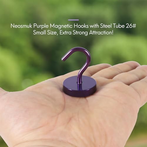 Neosmuk Magnetic Hooks Large Opening, 80lb+ Cruise Hooks, 6 Pack - Image 2
