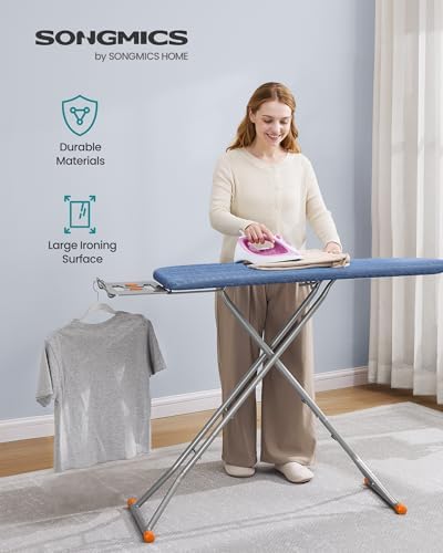 SONGMICS Ironing Board, with Stable Iron Rest, 43 x 13 Inches - Image 2