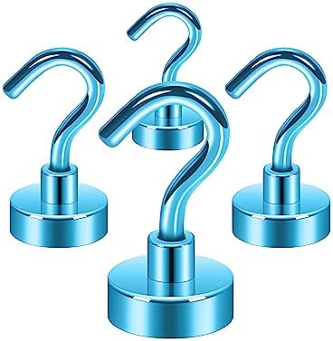 Neosmuk Magnetic Hooks for Cruise Cabins, 30lb Heavy Duty, 4 Pack by Neosmuk