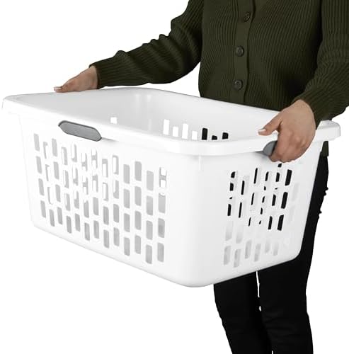 2-Bushel Plastic Laundry Hamper - Image 4