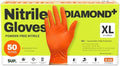 SUPER+ HEAVY DUTY Nitrile Gloves 8 Mil Diamond Texture Disposable Chemical by Super