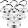 Neosmuk Magnetic Hooks Large Opening, 80lb+ Cruise Hooks, 6 Pack by Neosmuk